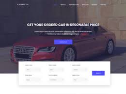 قالب خدمات خودرو HTML CSS